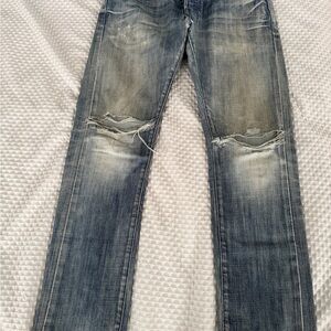 Lucky Brand Men's Faded Blue Skinny Jeans